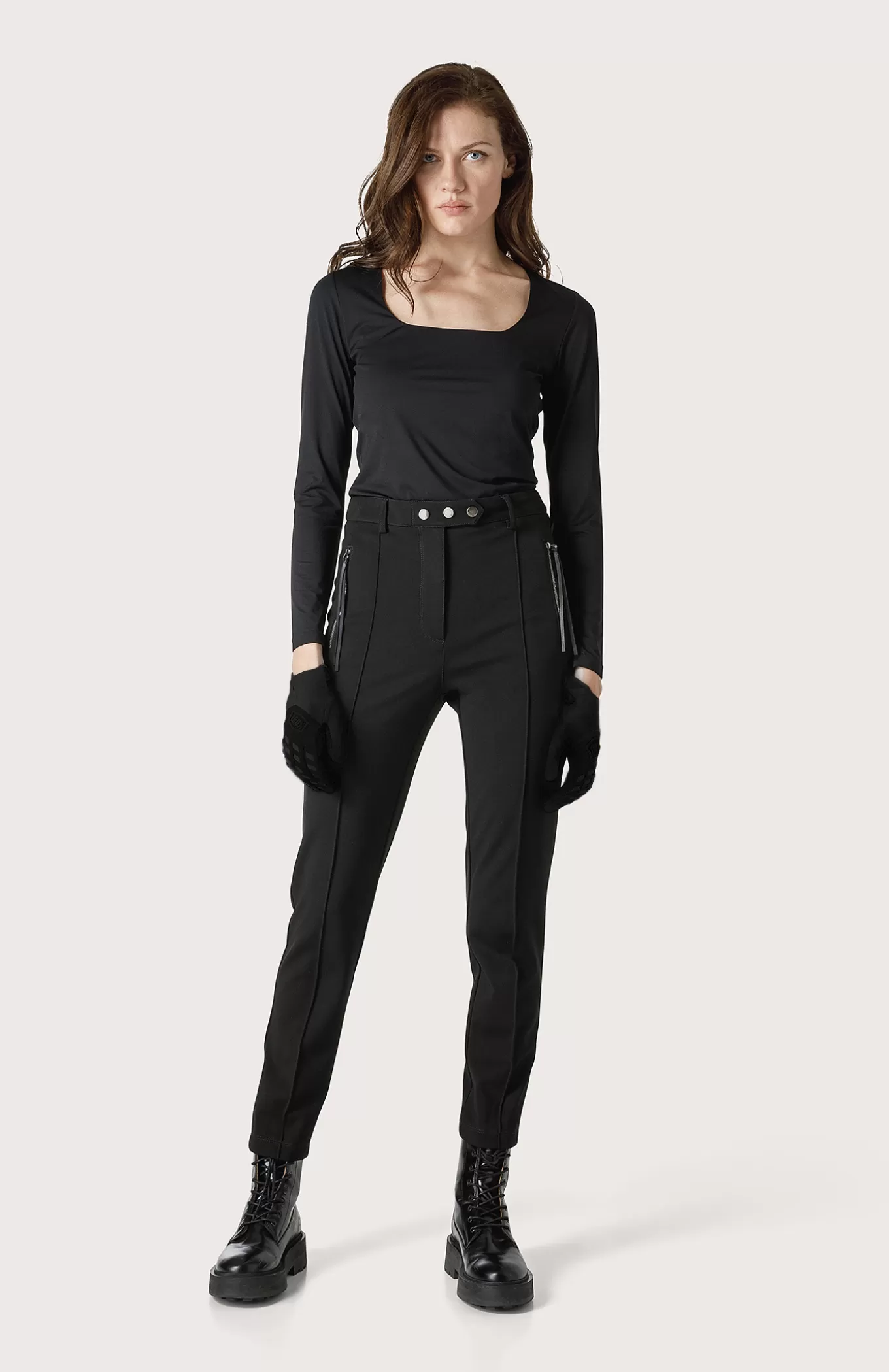 Women Seventy Venezia Trousers^Cigarette-Style Trousers With Zipper Pockets