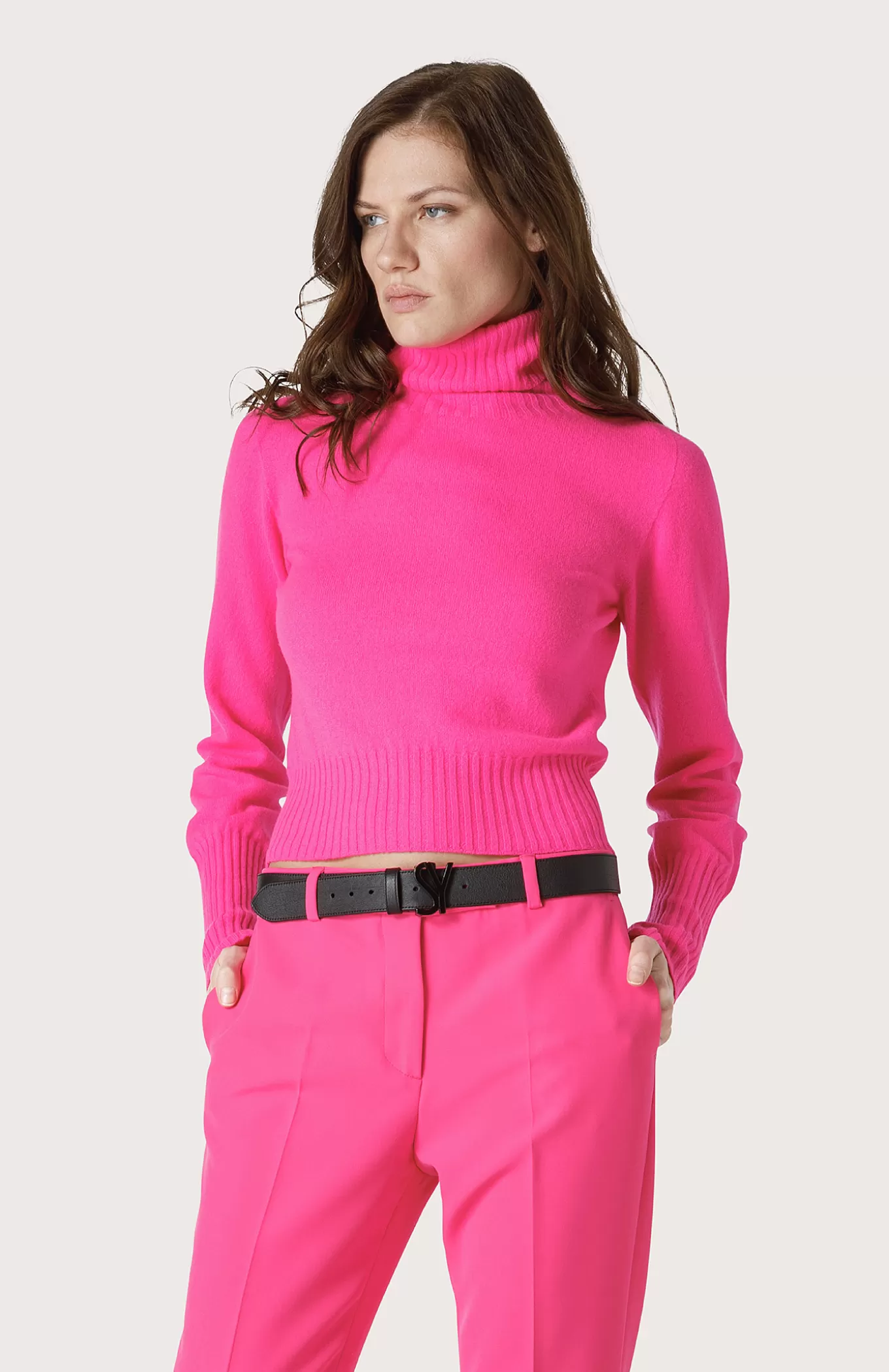 Women Seventy Venezia Knitwear^Cropped Turtle-Neck Sweater