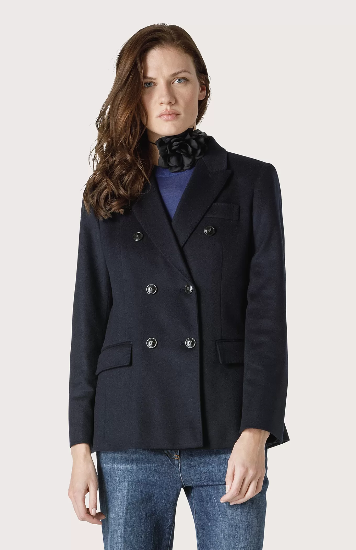 Women Seventy Venezia Jackets^Double-Breasted Jacket With Detail Stitching