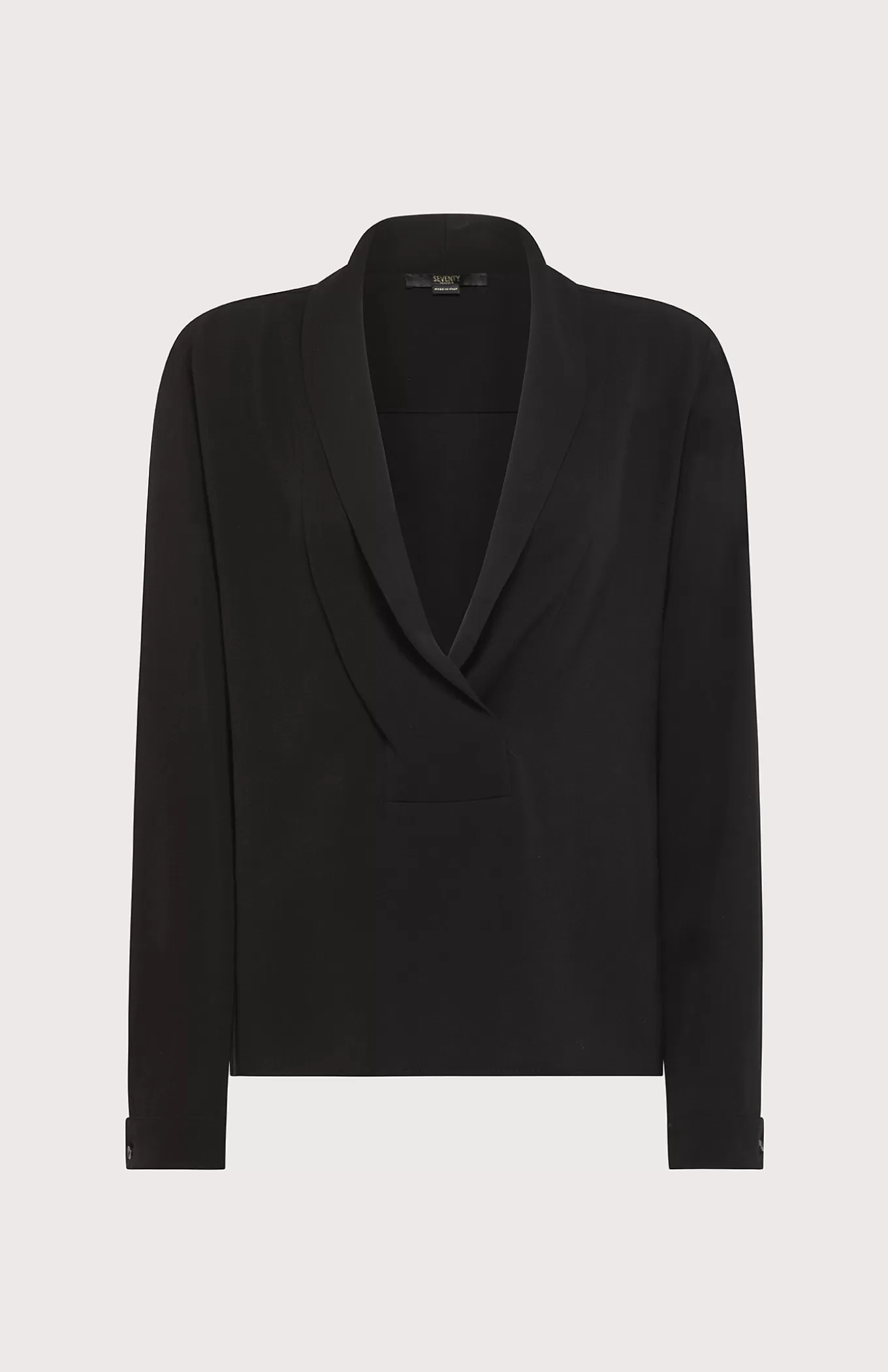 Women Seventy Venezia Shirts And Tops^Elegant Jacket With A Shawl Collar