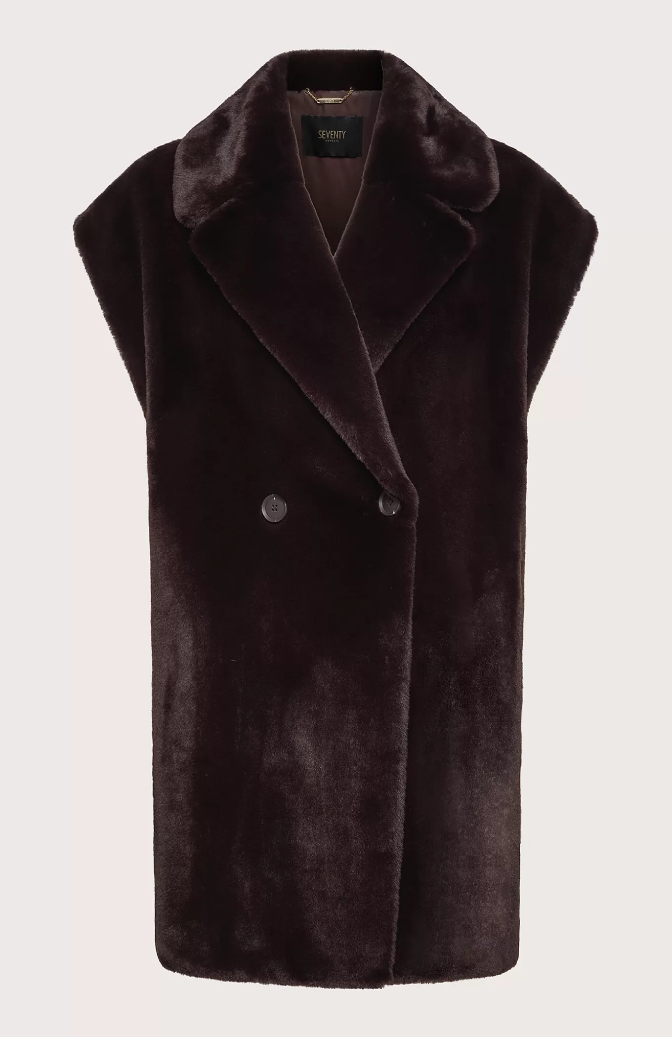 Women Seventy Venezia Coats^Faux Beaver Vest