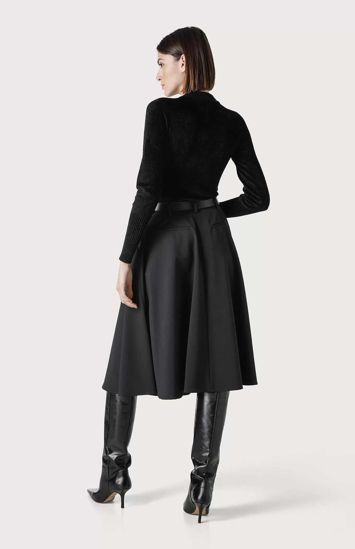 Women Seventy Venezia Skirts^Half-Wheel Godet Skirt