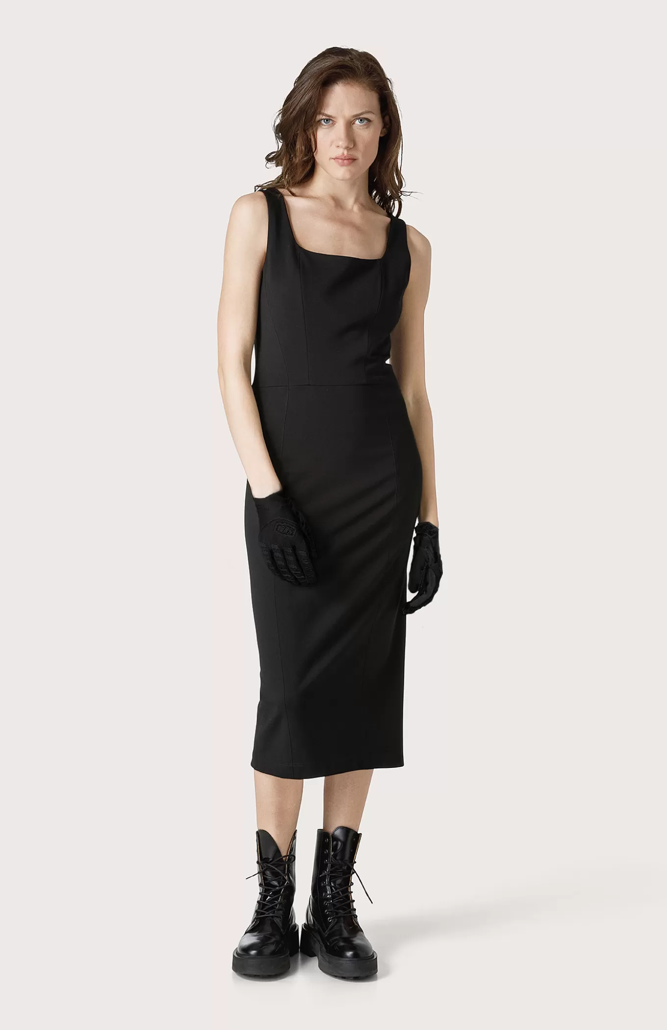 Women Seventy Venezia Dresses^Sheath Dress With Square Neckline