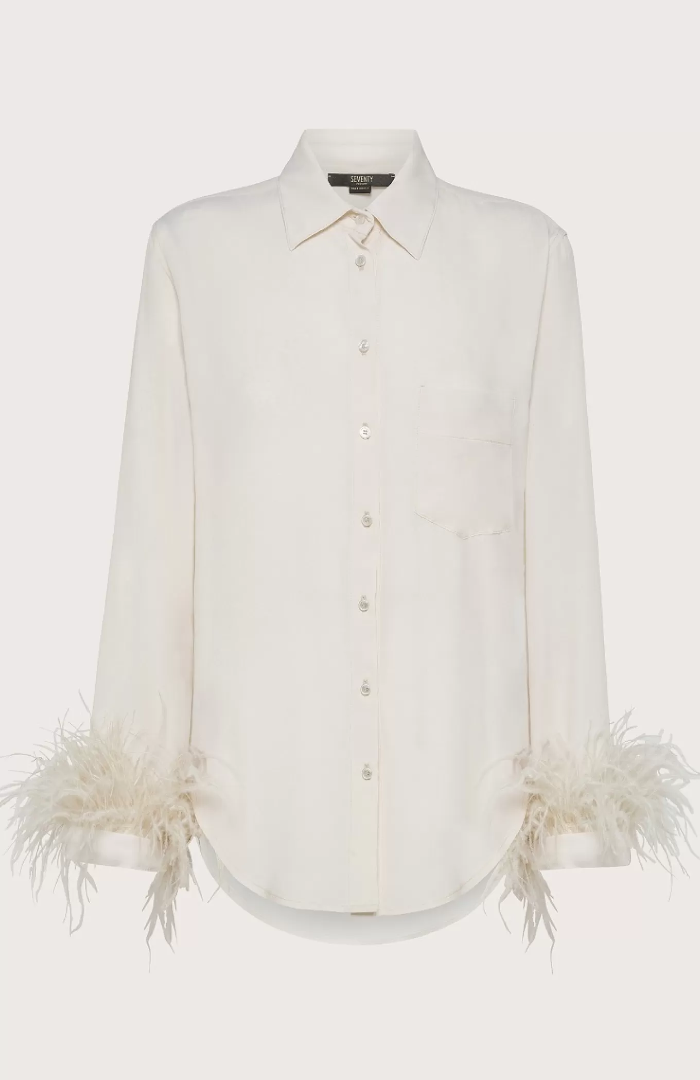 Women Seventy Venezia Shirts And Tops^Shirt With Feathers