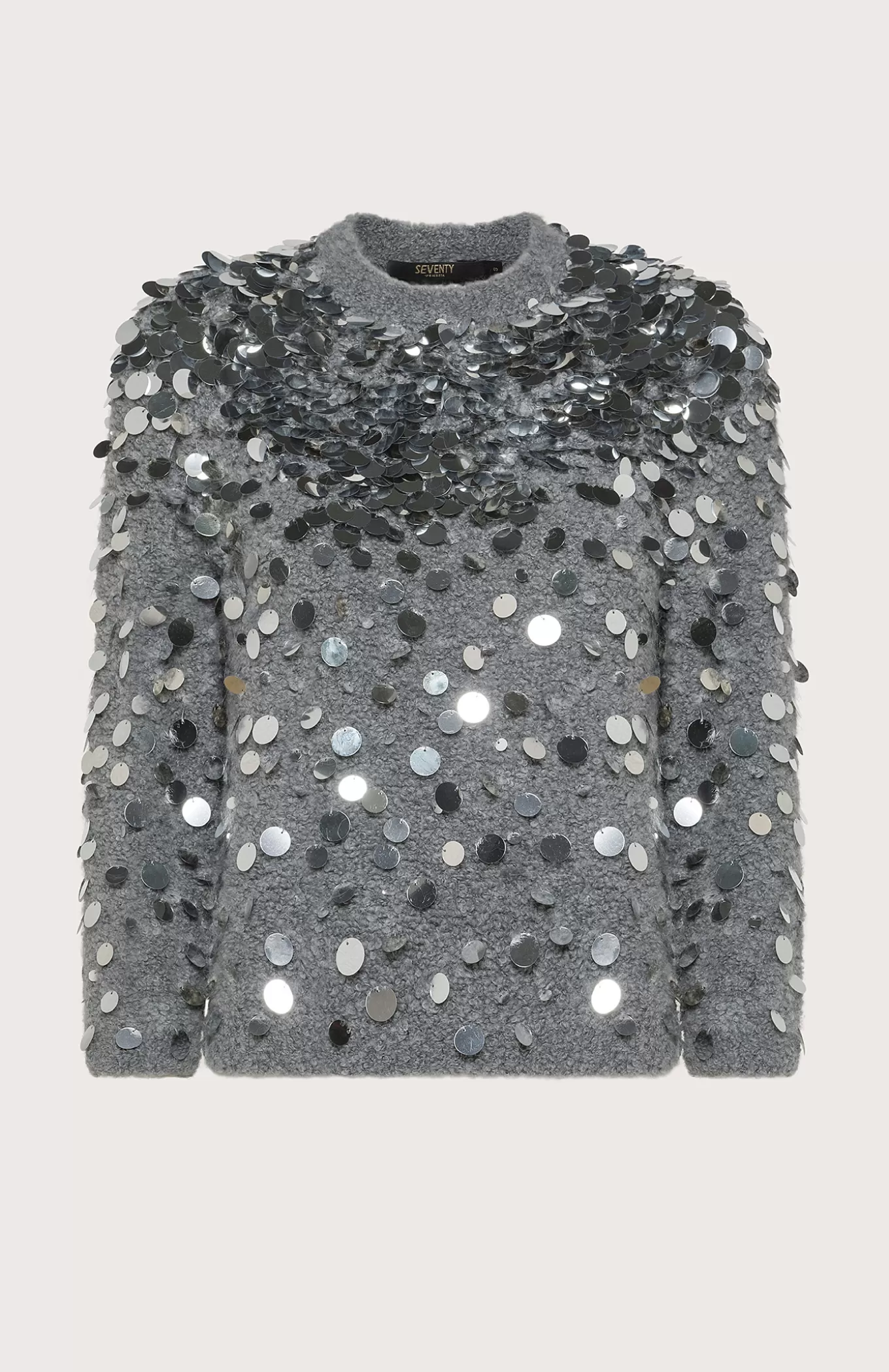 Women Seventy Venezia Knitwear^Sweater With Maxi Sequins