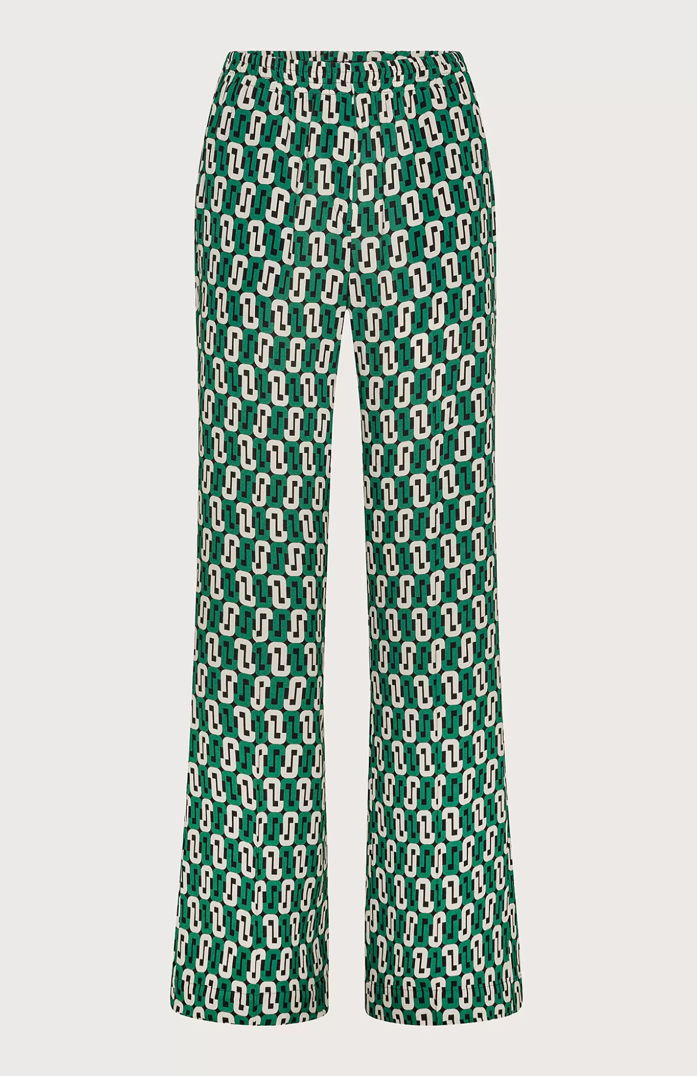 Women Seventy Venezia Trousers^Trousers With Logoed Geometric Patterns