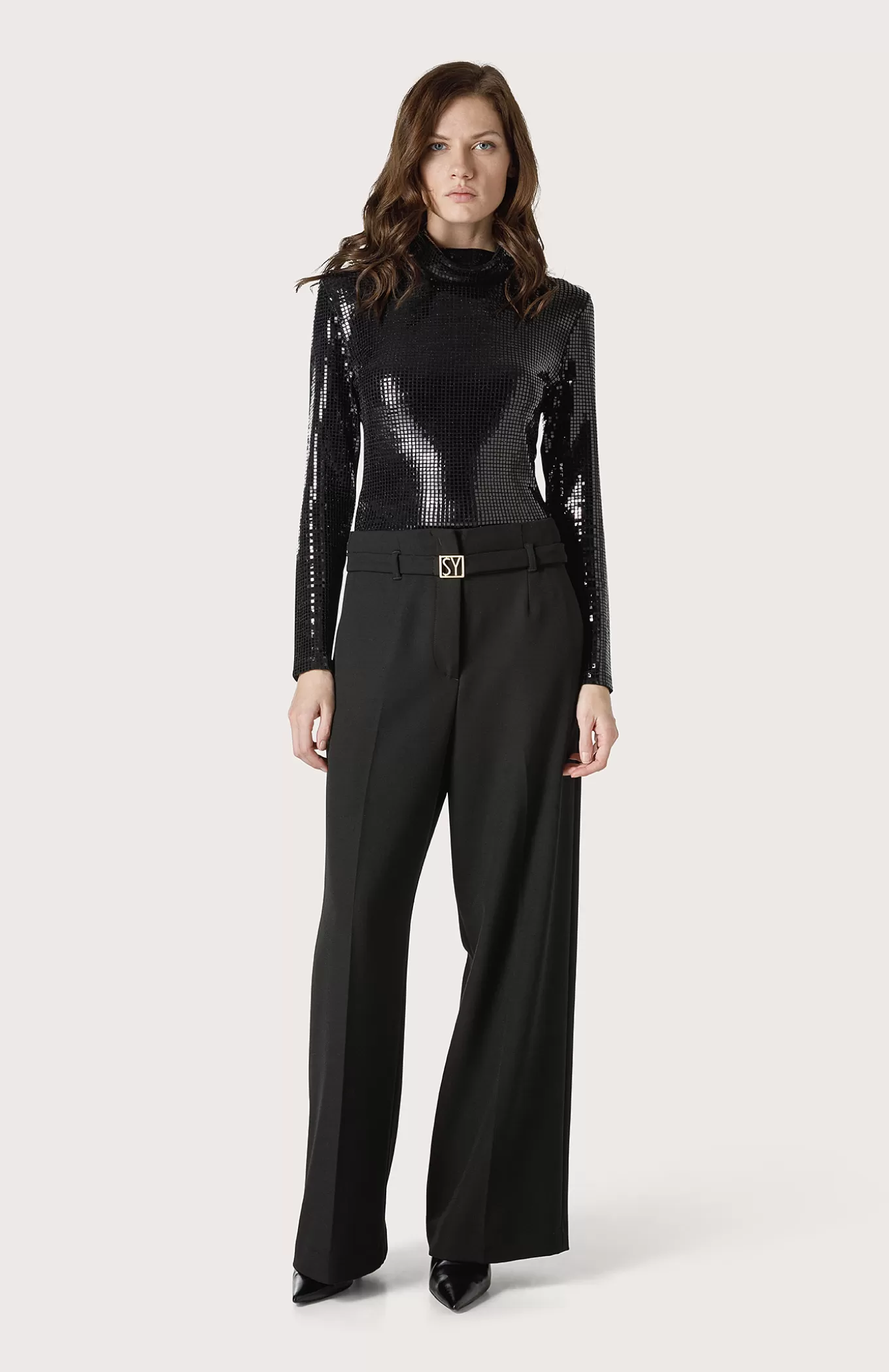 Women Seventy Venezia Trousers^Trousers With Logoed Thin Belt