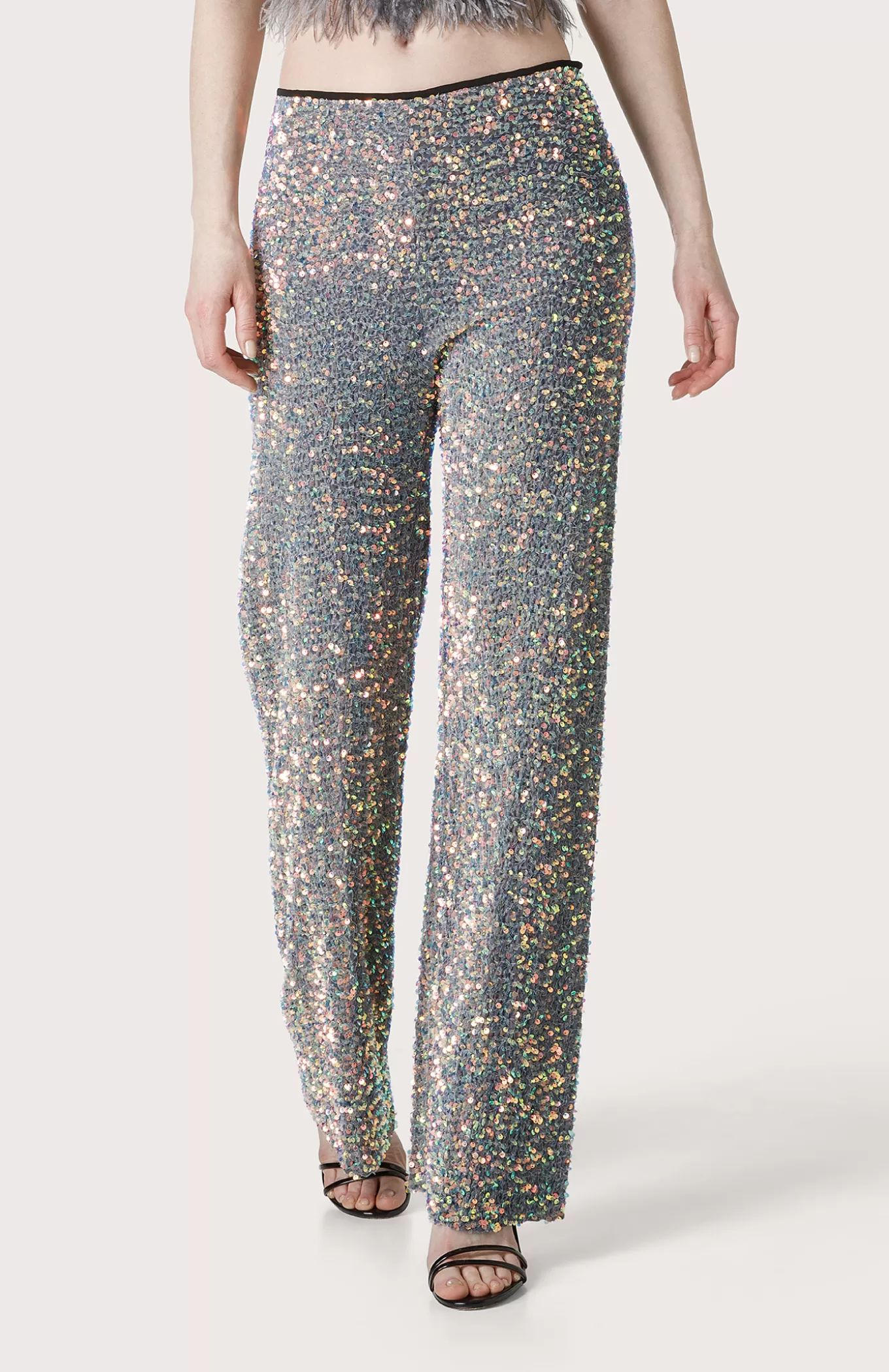 Women Seventy Venezia Trousers^Trousers With Sequins All Over