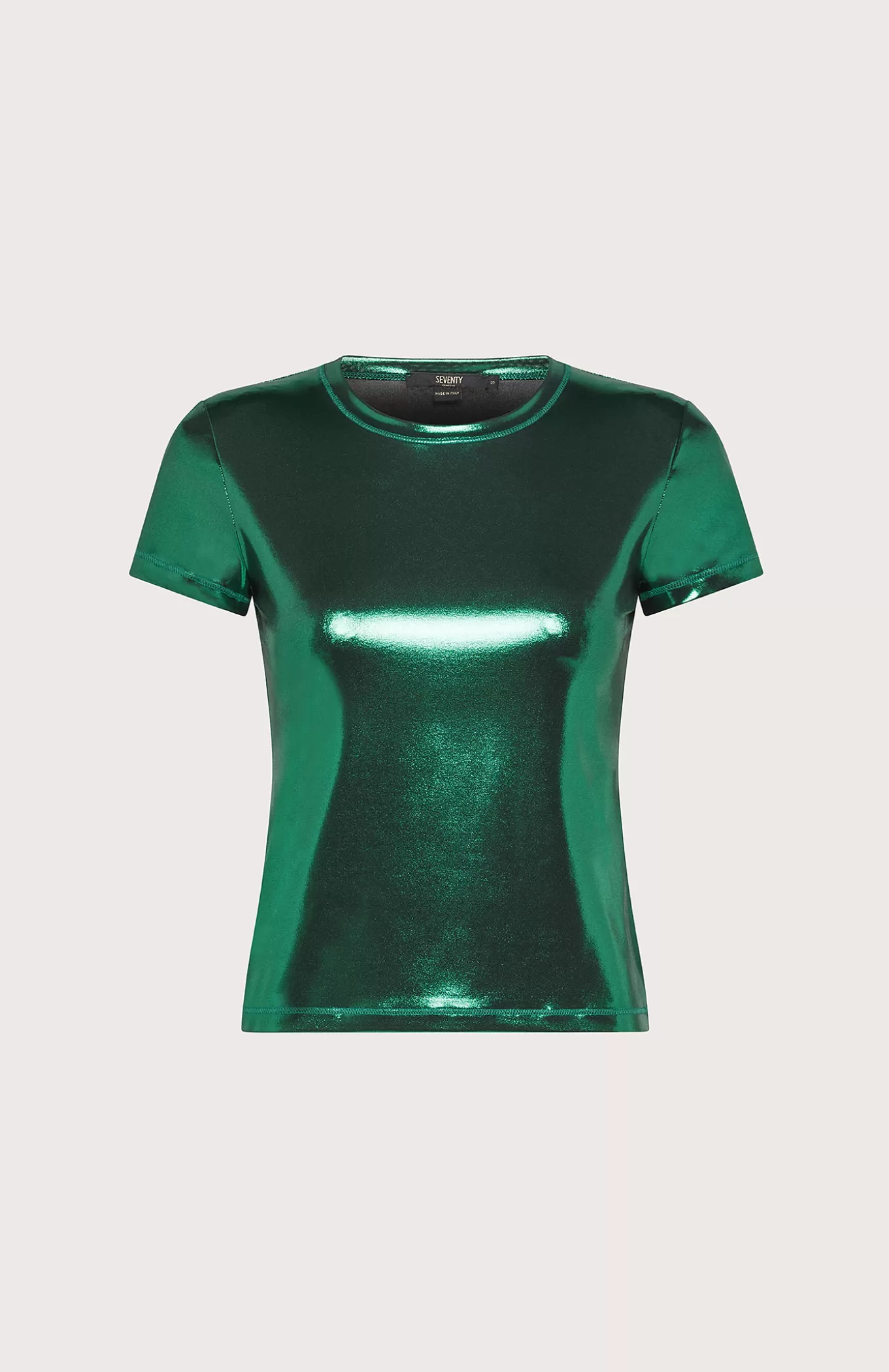 Women Seventy Venezia Knitwear^T-Shirt With Laminated Effect