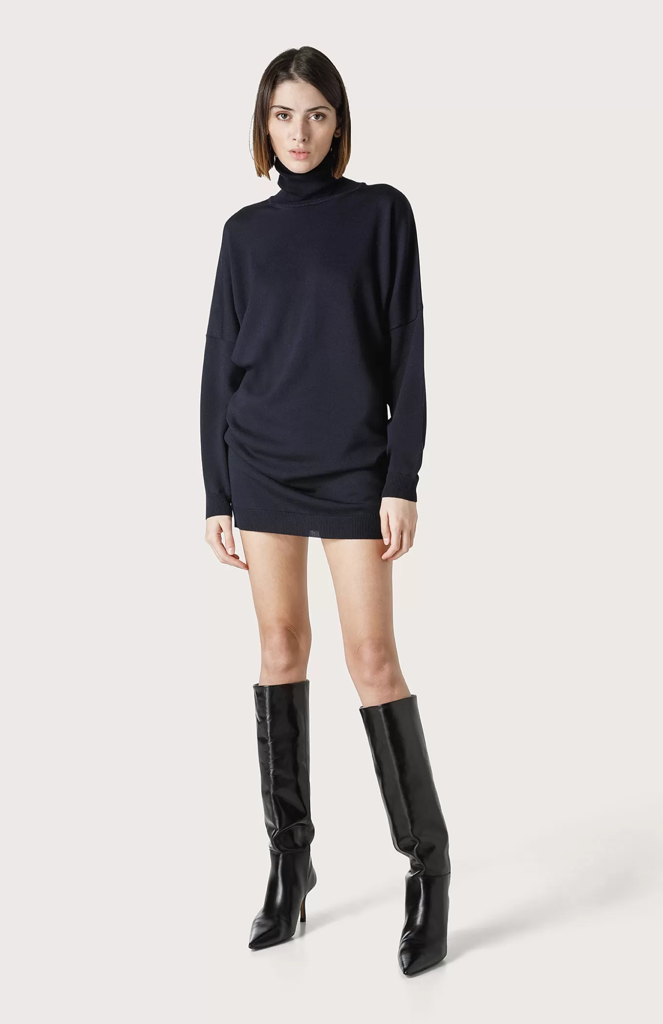 Women Seventy Venezia Knitwear^Turtle-Neck Jersey Dress