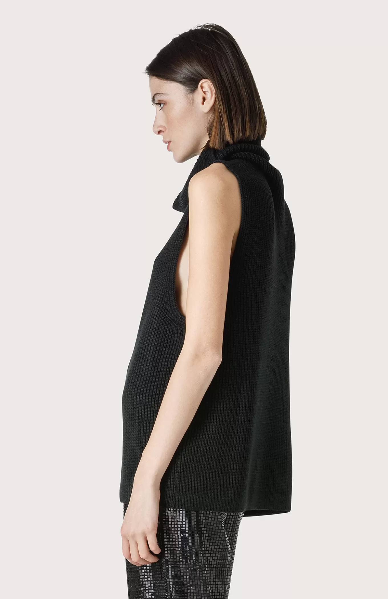 Women Seventy Venezia Knitwear^Vest With High-Fitting Neck