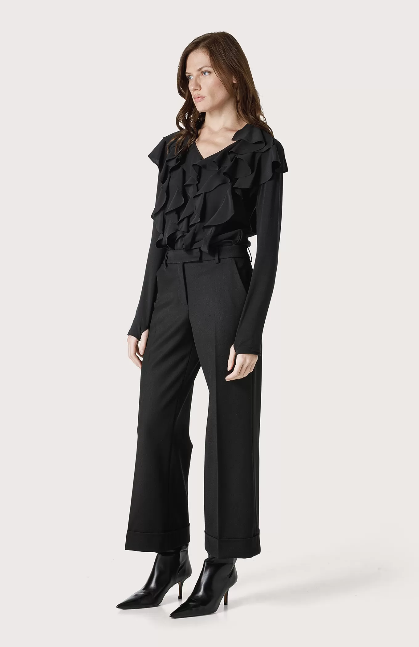 Women Seventy Venezia Trousers^Wide-Leg Trousers With Fold At The Hem